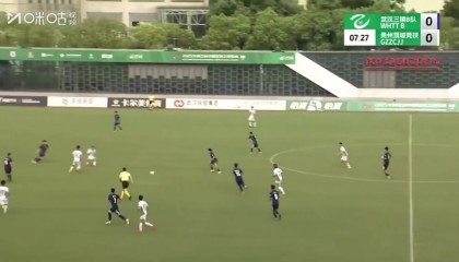 中乙联赛第22轮：贵州筑城竞技2比0客胜武汉三镇B队